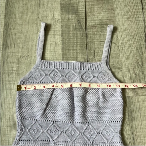 SEVEN WONDERS Rose Knit Dress in Lilac Purple Size XS - Picture 13 of 14